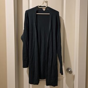 a new day Women's Dark Green Cardigan Sweater